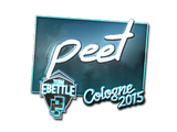 Sticker | peet (Foil) | Cologne 2015