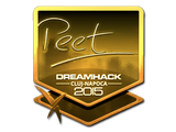 Sticker | peet (Gold) | Cluj-Napoca 2015
