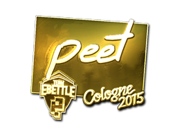 Sticker | peet | Cologne 2015