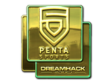 Artwork for Sticker | PENTA Sports (Gold) | DreamHack 2014