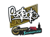 Sticker | Perfecto | Stockholm 2021