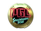 Artwork for Sticker | PGL (Gold) | Stockholm 2021