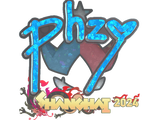 Artwork for Sticker | phzy (Glitter) | Shanghai 2024