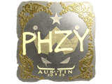 Artwork for Sticker | phzy (Gold) | Austin 2025