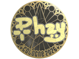Artwork for Sticker | phzy (Gold) | Cologne 2026