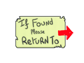 Sticker | Please Return To