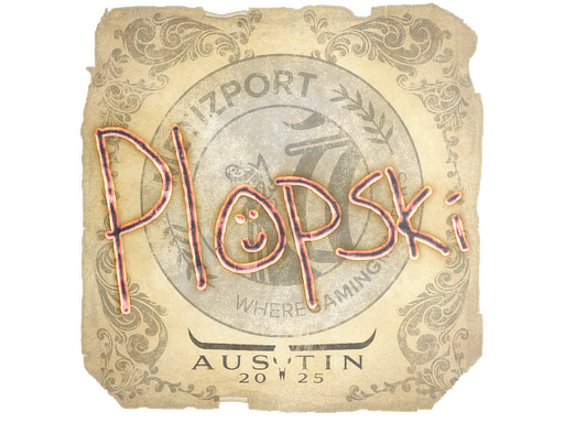 Sticker | Plopski | Austin 2025