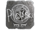 Artwork for Sticker | Plopski (Foil) | Austin 2025