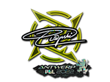 Artwork for Sticker | Plopski (Glitter) | Antwerp 2022