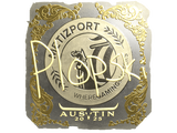 Artwork for Sticker | Plopski (Gold) | Austin 2025