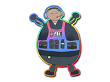 Artwork for Sticker | Poorly Drawn Ava (Holo)