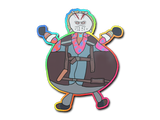 Artwork for Sticker | Poorly Drawn Bloody Darryl (Holo)
