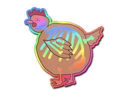 Sticker | Poorly Drawn Chicken