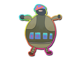Artwork for Sticker | Poorly Drawn IDF (Holo)