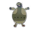 Artwork for Sticker | Poorly Drawn IDF