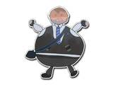 Artwork for Sticker | Poorly Drawn Number K