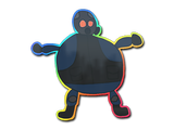 Artwork for Sticker | Poorly Drawn SAS (Holo)