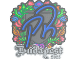 Artwork for Sticker | PR (Embroidered) | Budapest 2025