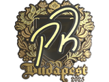 Artwork for Sticker | PR (Gold) | Budapest 2025