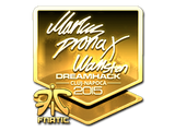 Sticker | pronax (Gold) | Cluj-Napoca 2015
