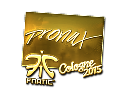 Sticker | pronax (Gold) | Cologne 2015