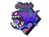 Artwork for Sticker | Purple Jaggyfish