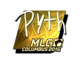 Artwork for Sticker | pyth (Gold) | MLG Columbus 2016