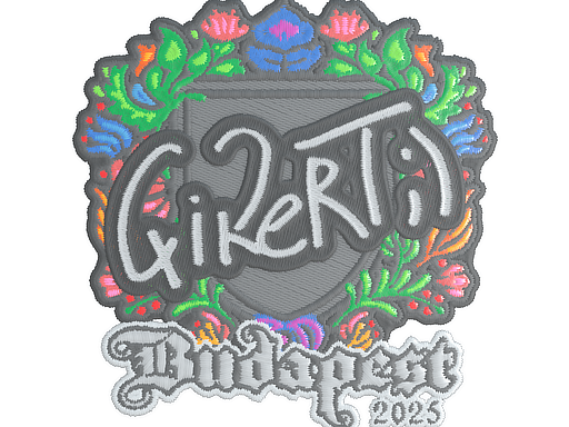 Sticker | qikert (Embroidered) | Budapest 2025