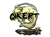 Artwork for Sticker | qikert (Gold) | Antwerp 2022