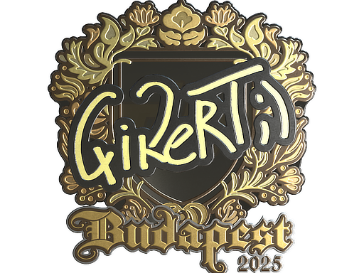 Sticker | qikert (Gold) | Budapest 2025