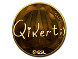 Artwork for Sticker | qikert (Gold) | Katowice 2019