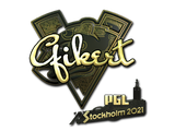 Artwork for Sticker | Qikert (Gold) | Stockholm 2021