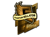 Artwork for Sticker | Quantum Bellator Fire (Gold) | Boston 2018