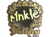 Artwork for Sticker | r1nkle (Gold) | Budapest 2025