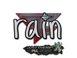 Artwork for Sticker | rain | Antwerp 2022