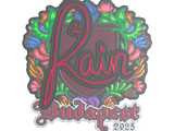 Artwork for Sticker | rain (Embroidered) | Budapest 2025