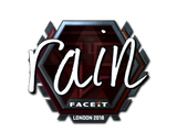 Artwork for Sticker | rain (Foil) | London 2018