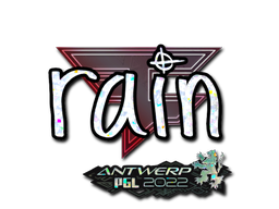 Sticker | rain | Antwerp 2022