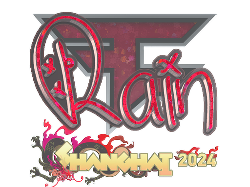 Sticker | rain (Glitter) | Shanghai 2024
