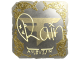 Artwork for Sticker | rain (Gold) | Austin 2025