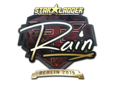 Artwork for Sticker | rain (Gold) | Berlin 2019