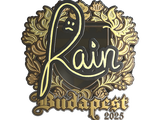 Artwork for Sticker | rain (Gold) | Budapest 2025