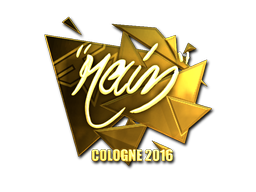 Sticker | rain (Gold) | Cologne 2016