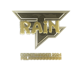 Artwork for Sticker | rain (Gold) | Copenhagen 2024