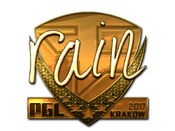 Sticker | rain | Krakow 2017