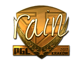 Artwork for Sticker | rain (Gold) | Krakow 2017