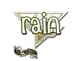 Artwork for Sticker | rain (Gold) | Paris 2023