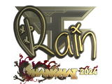Artwork for Sticker | rain (Gold) | Shanghai 2024