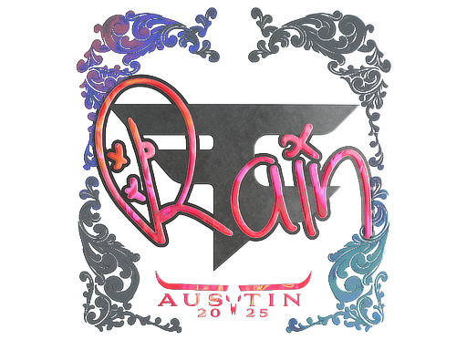 Sticker | rain | Austin 2025