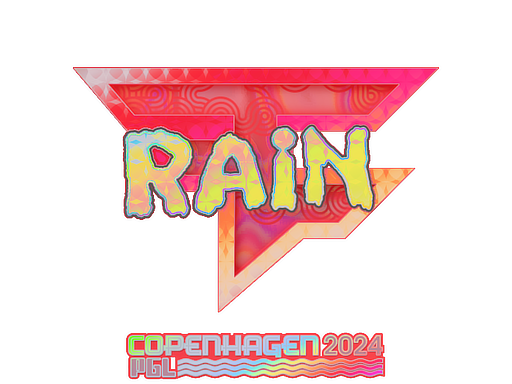 Sticker | rain | Copenhagen 2024